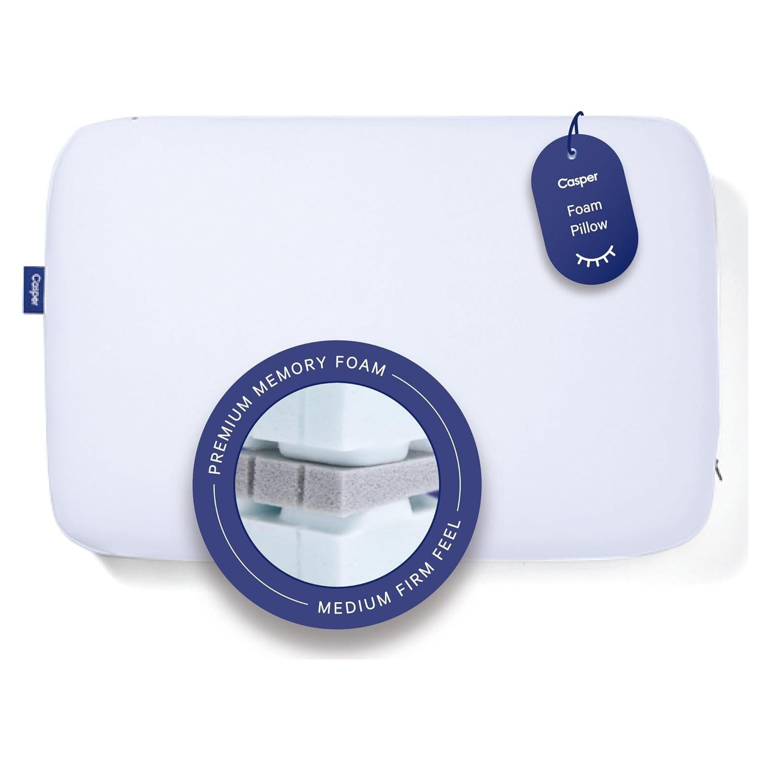 Almohada de Espuma Casper Estándar 1.68 kg Enfriamiento