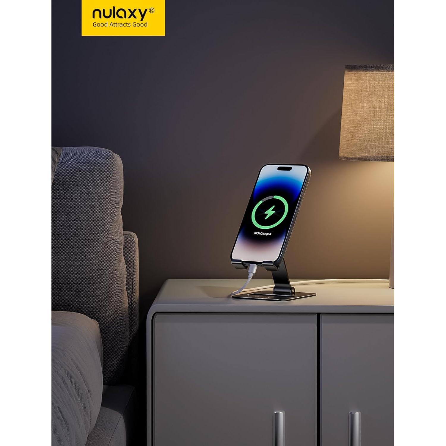 Soporte Plegable Doble Nulaxy para Teléfono Ajustable