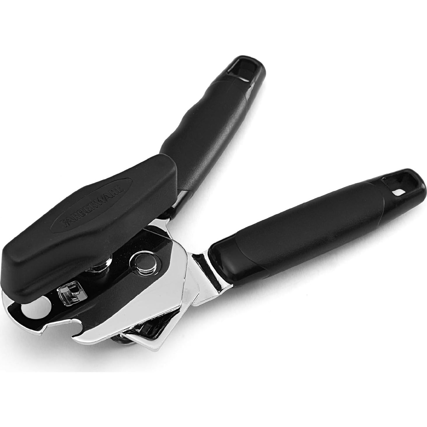 Abrelatas Clásico Farberware Acero Inoxidable Negro