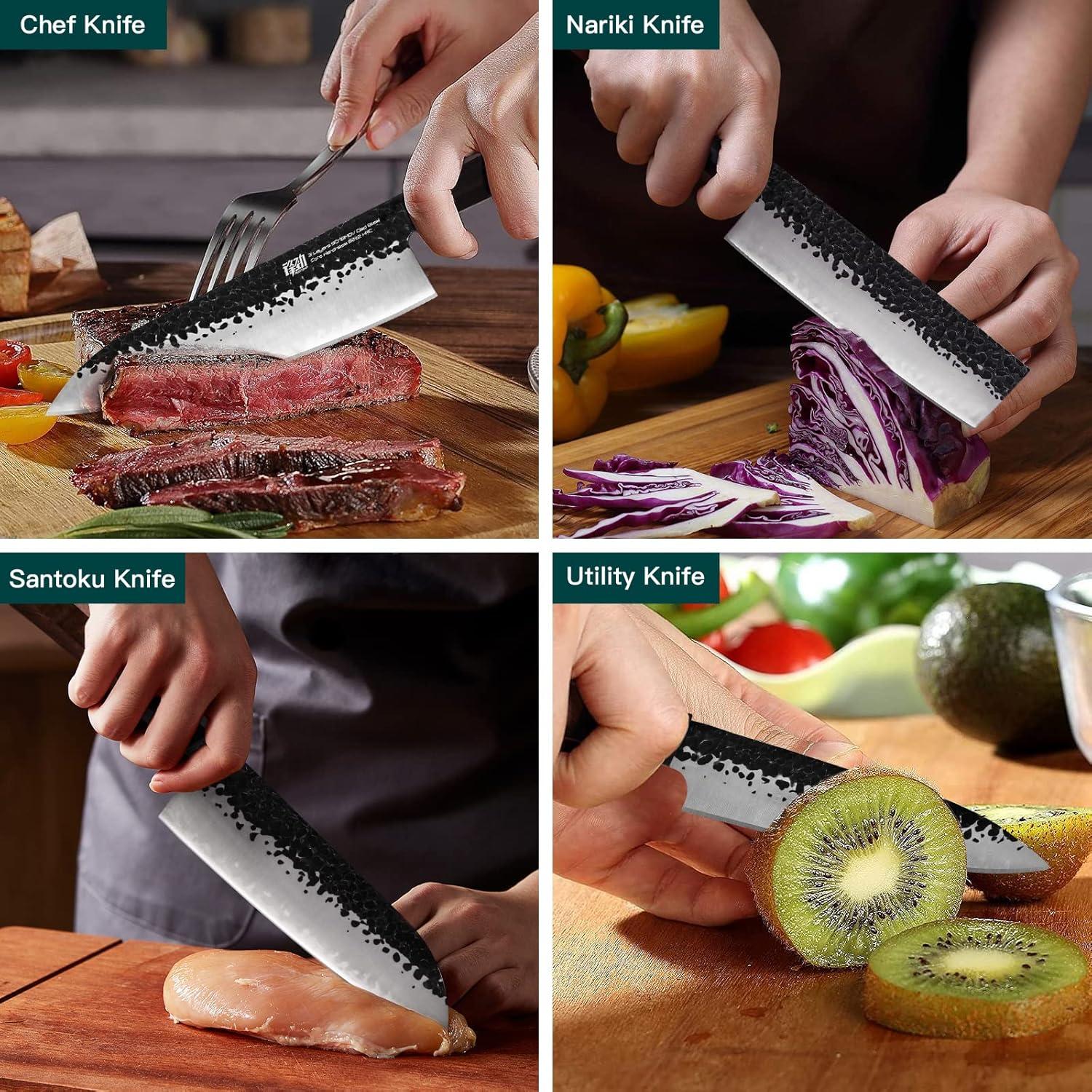 Juego de cuchillos de cocina FINDKING Dynasty 4PCS acero al carbono