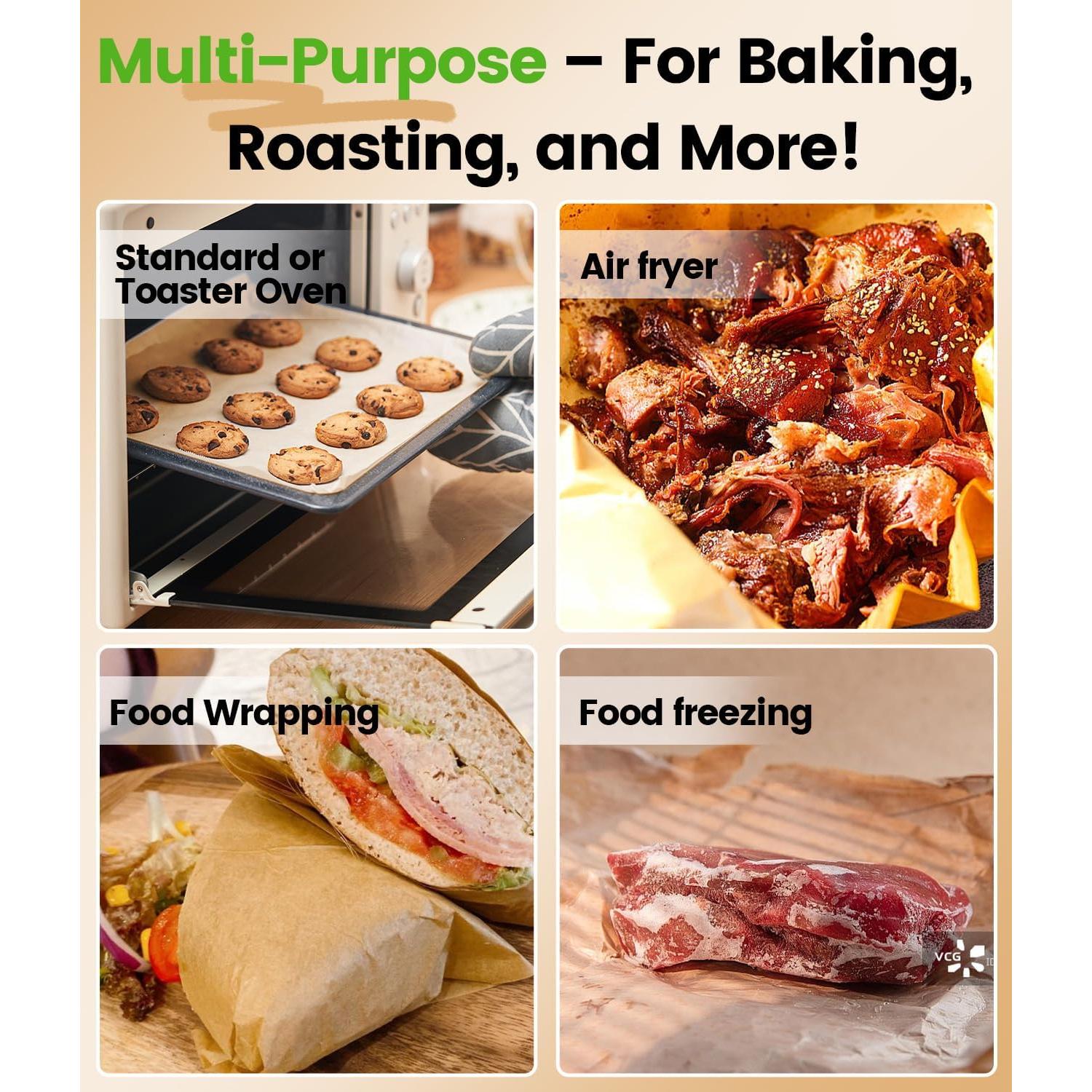 200 Hojas de Papel Pergamino AMFOCUS 30.48x40.64 cm Antiadherente