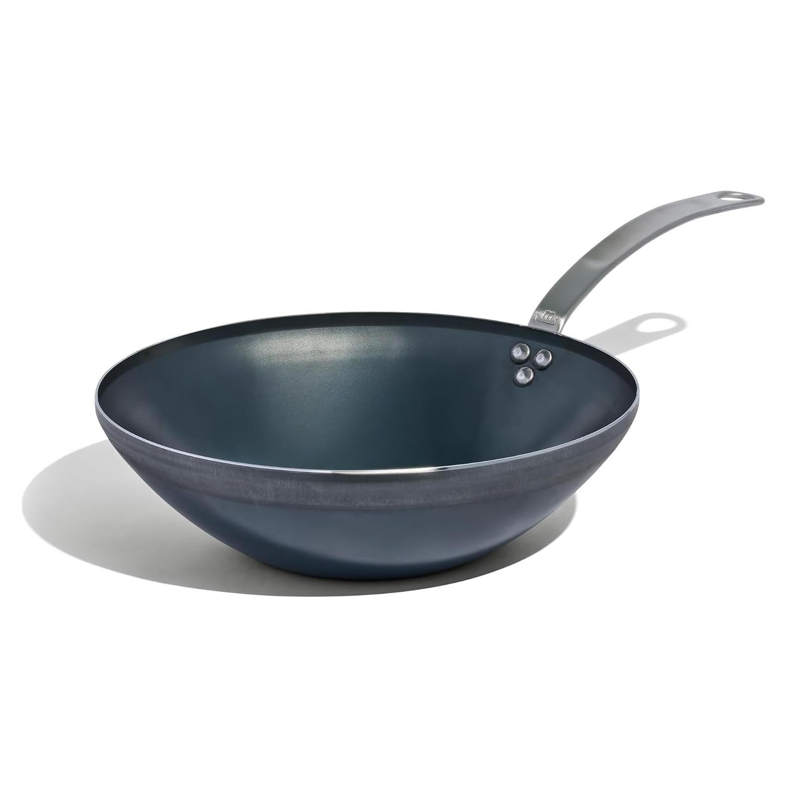 Wok Made In Acero al Carbono 31.75 cm Compatible Inducción