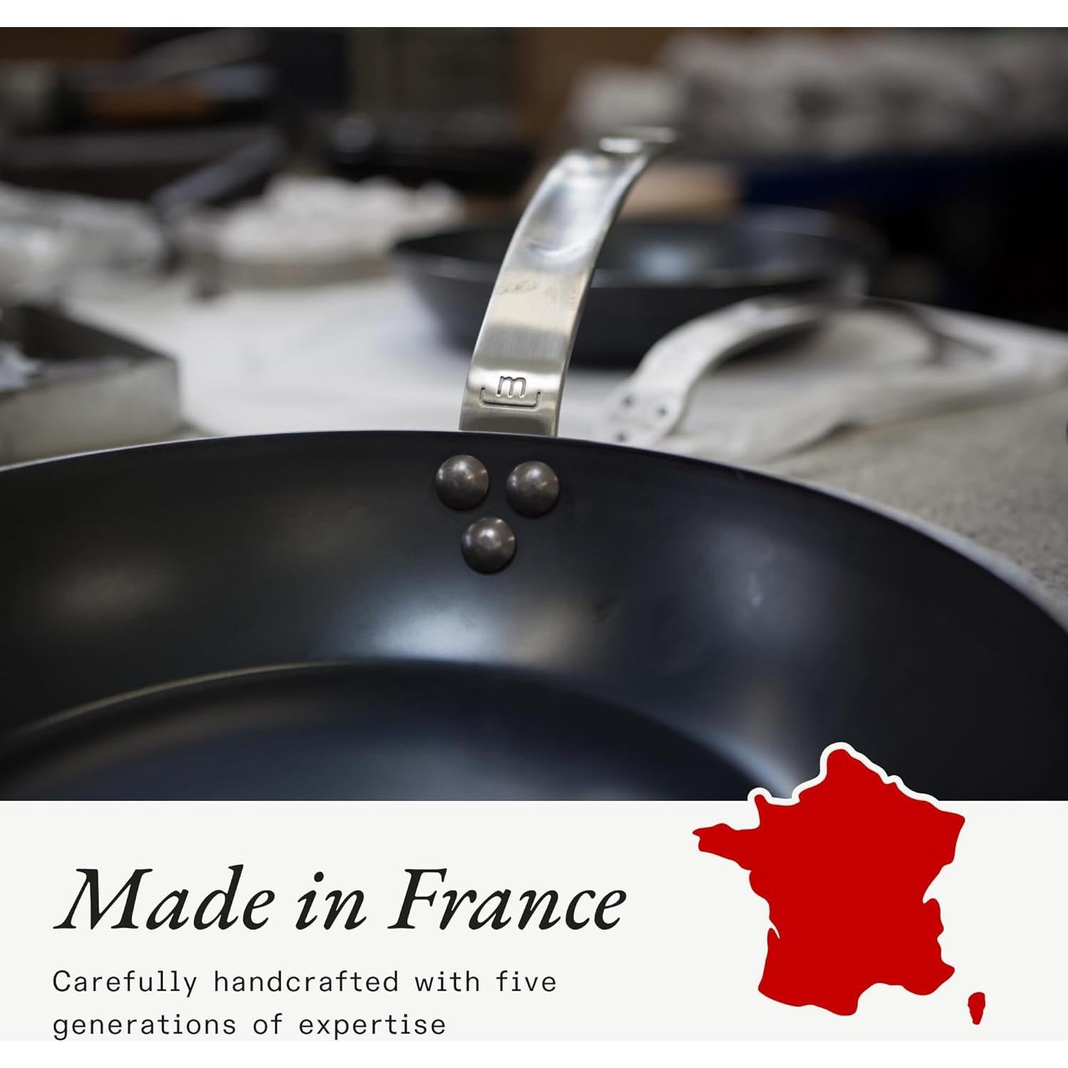 Wok Made In Acero al Carbono 31.75 cm Compatible Inducción