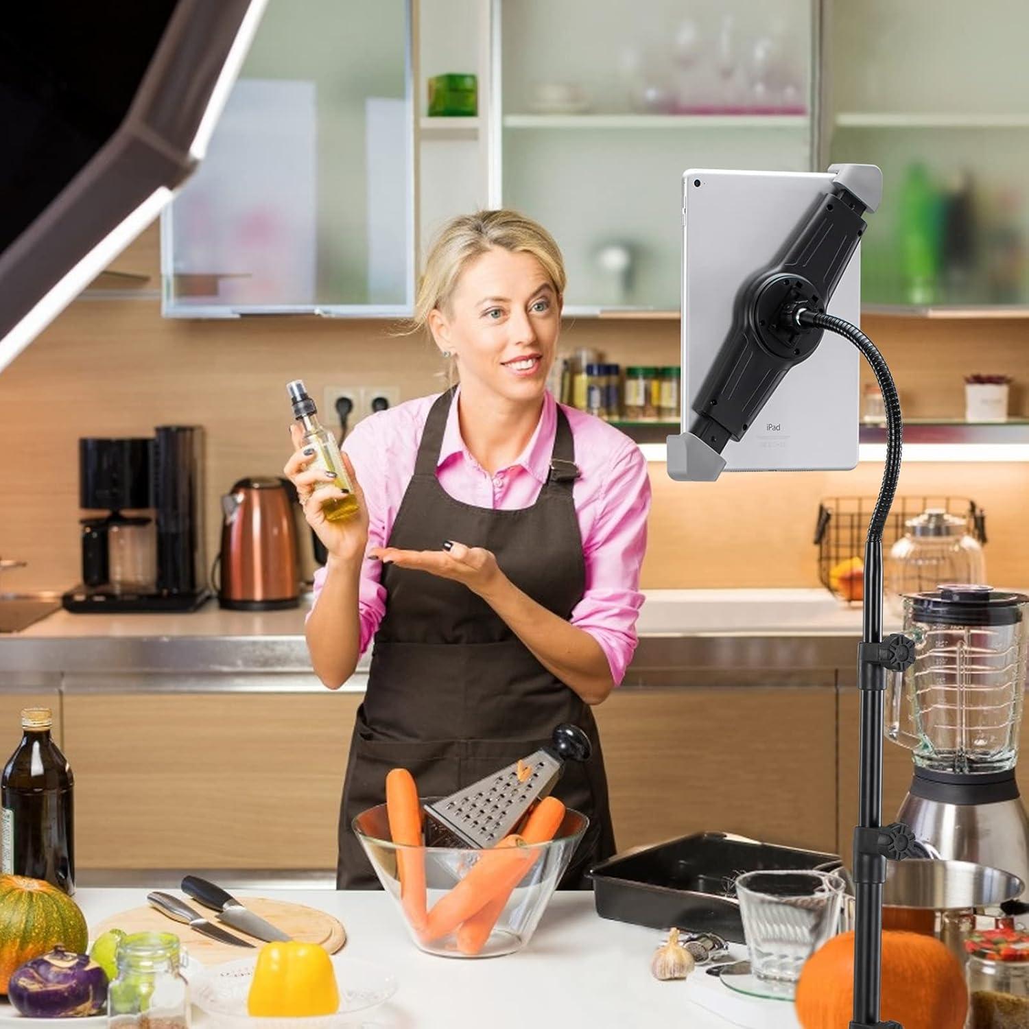 Soporte de trípode LIUGAST para iPad 65 pulgadas 360°