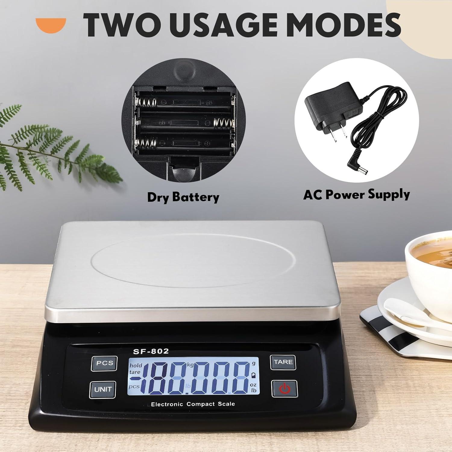 Escala de Cocina Digital Tellegloww 30kg Pantalla LCD Negra