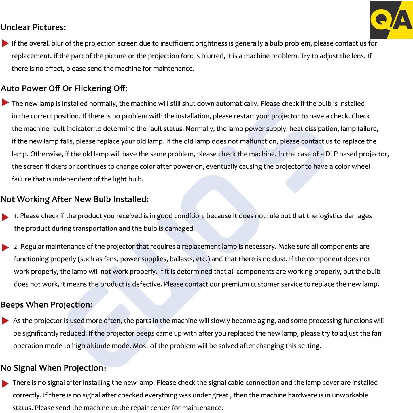 Bombilla EWO'S ELP-LP49 para Proyector Epson 200W
