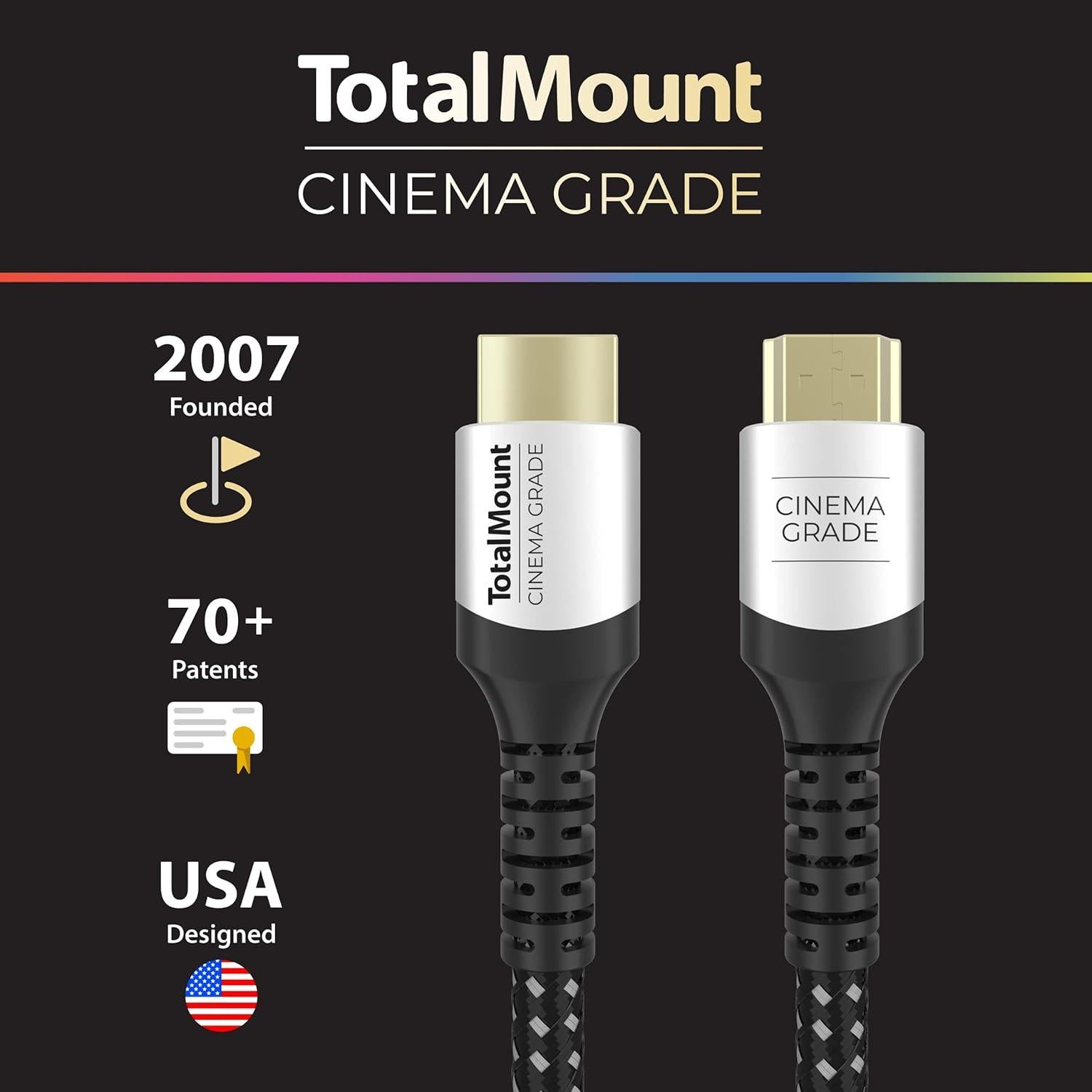 Cable HDMI TotalMount Cinema Grade 0.91m para Apple TV 4K 8K