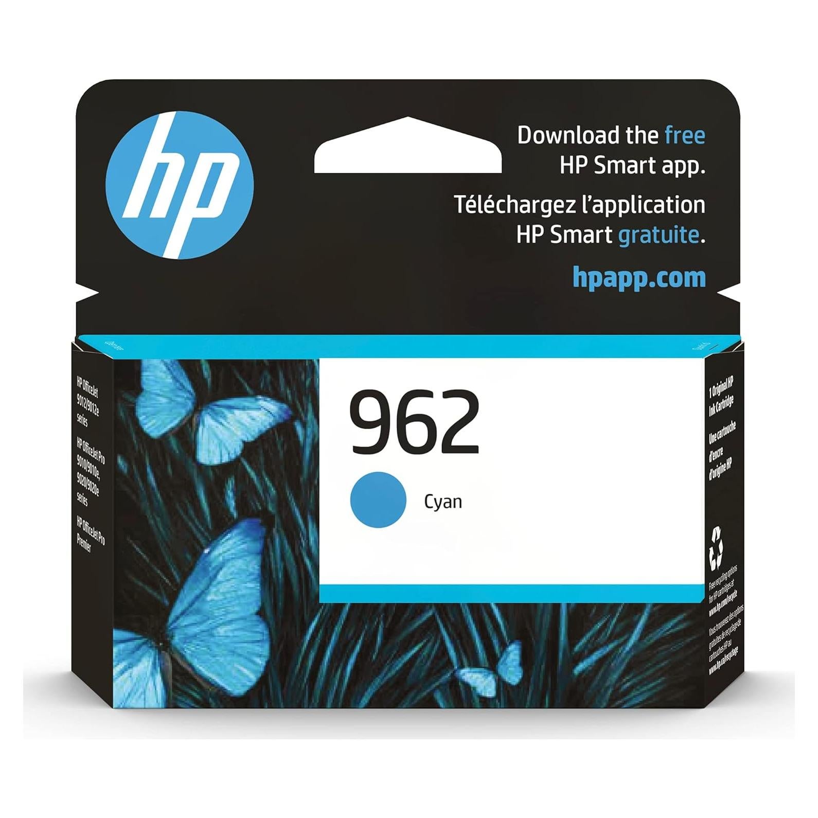 Cartucho de Tinta Cian HP 962 | Alta Calidad | 700 Páginas