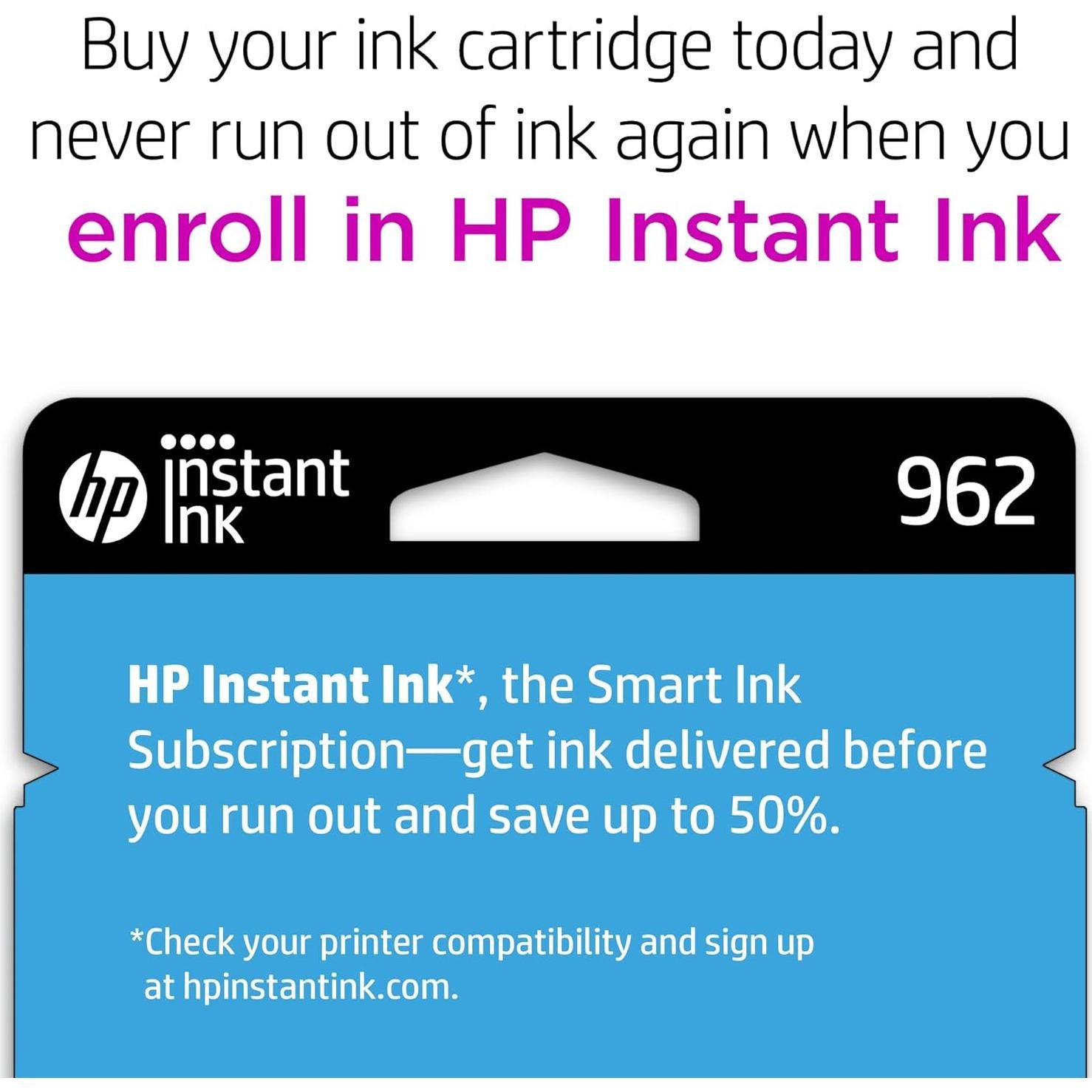 Cartucho de Tinta Cian HP 962 | Alta Calidad | 700 Páginas