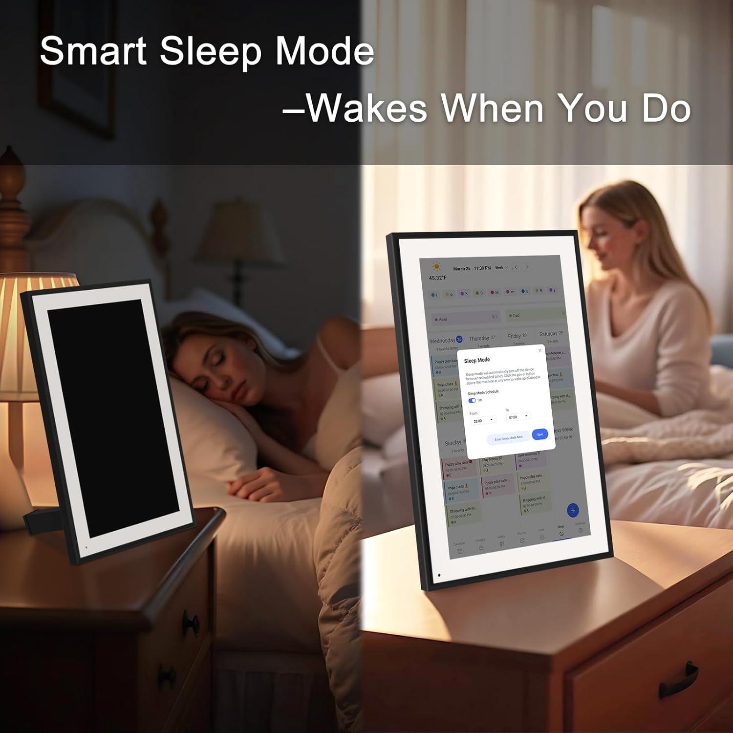 Calendario Digital Inteligente 10.1" Herncptar Pantalla Táctil