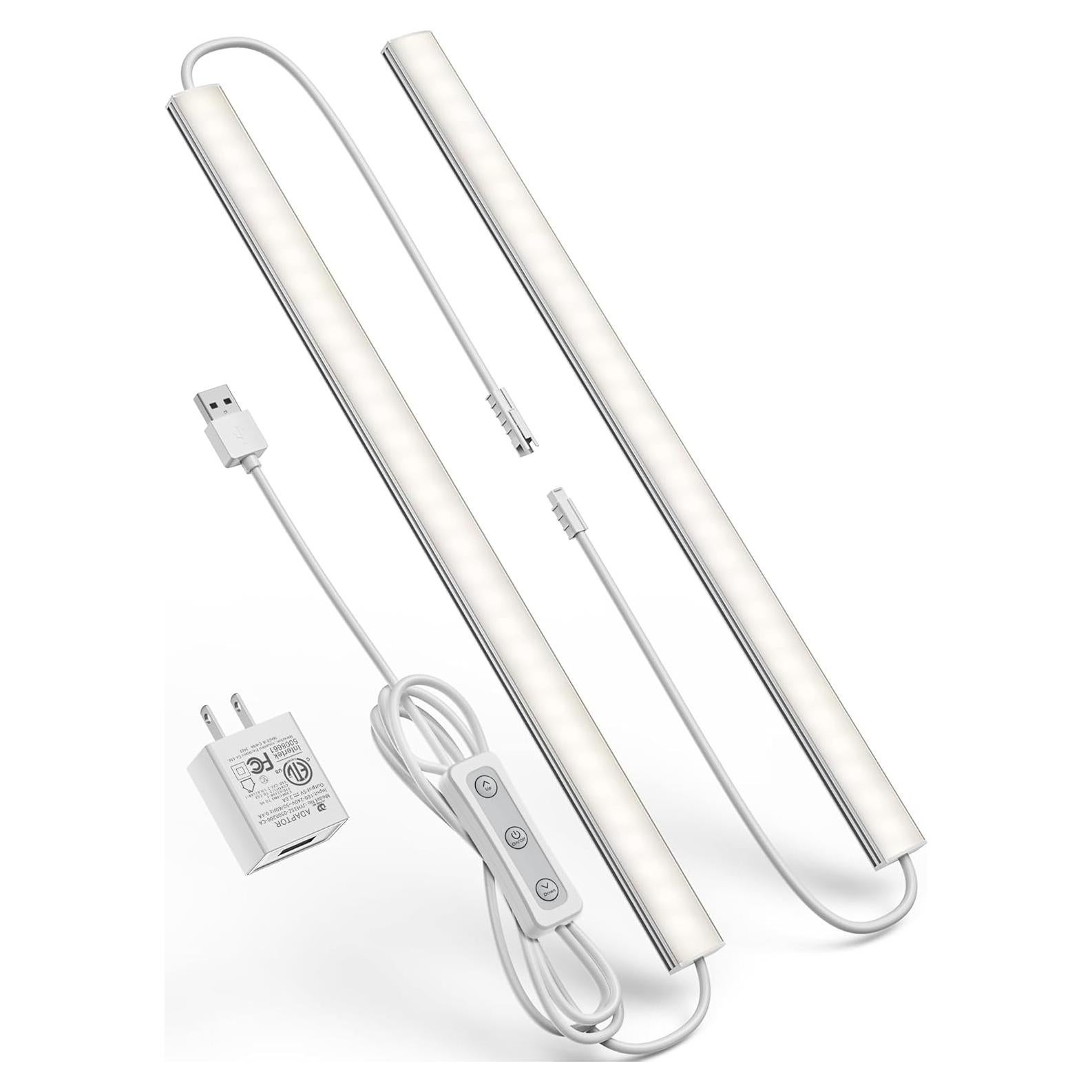 Iluminación bajo gabinete VOVAMO UNO-LK 2 piezas 30.48 cm LED 4500K