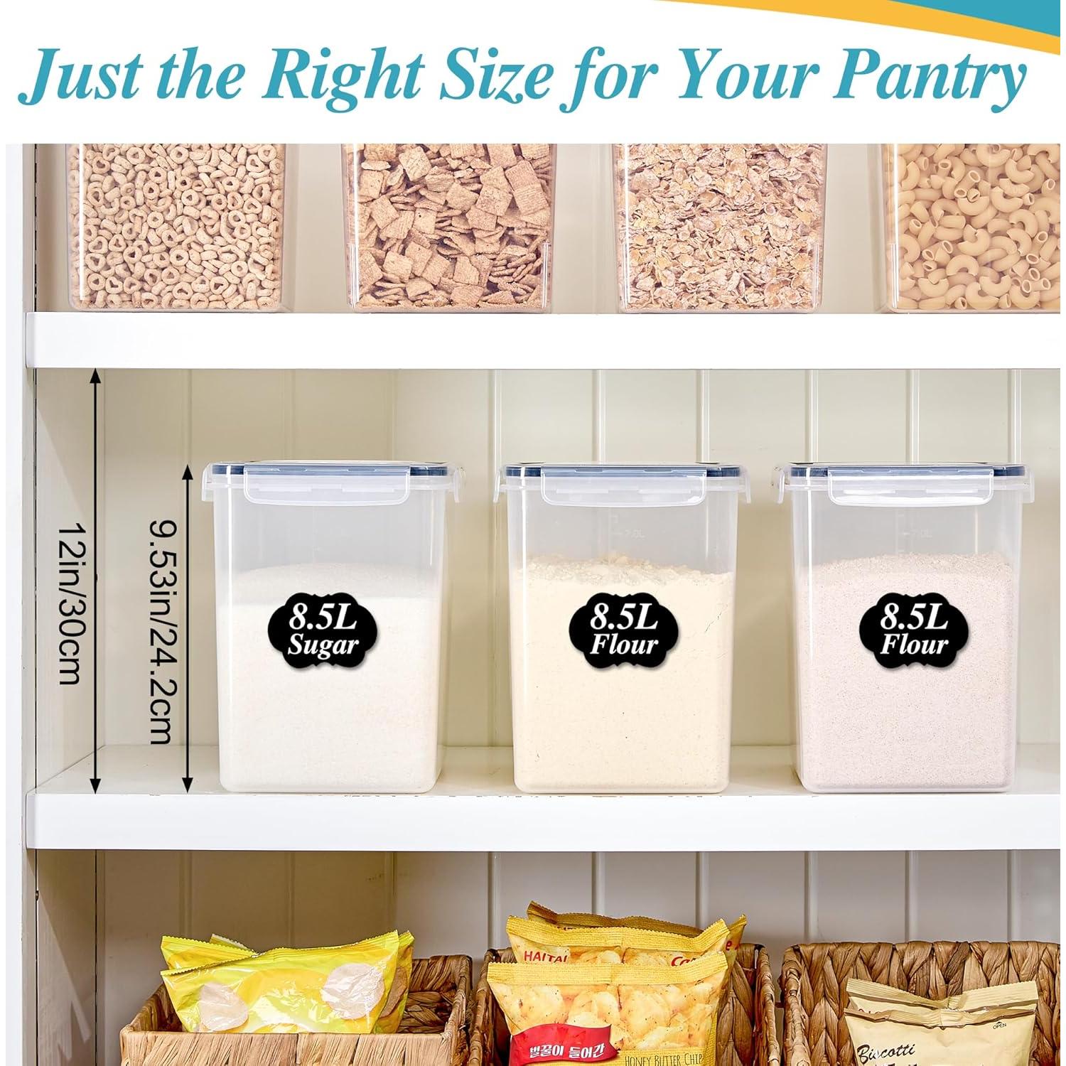 Contenedores de Almacenamiento Vtopmart 8.5L 2 Pack Herméticos