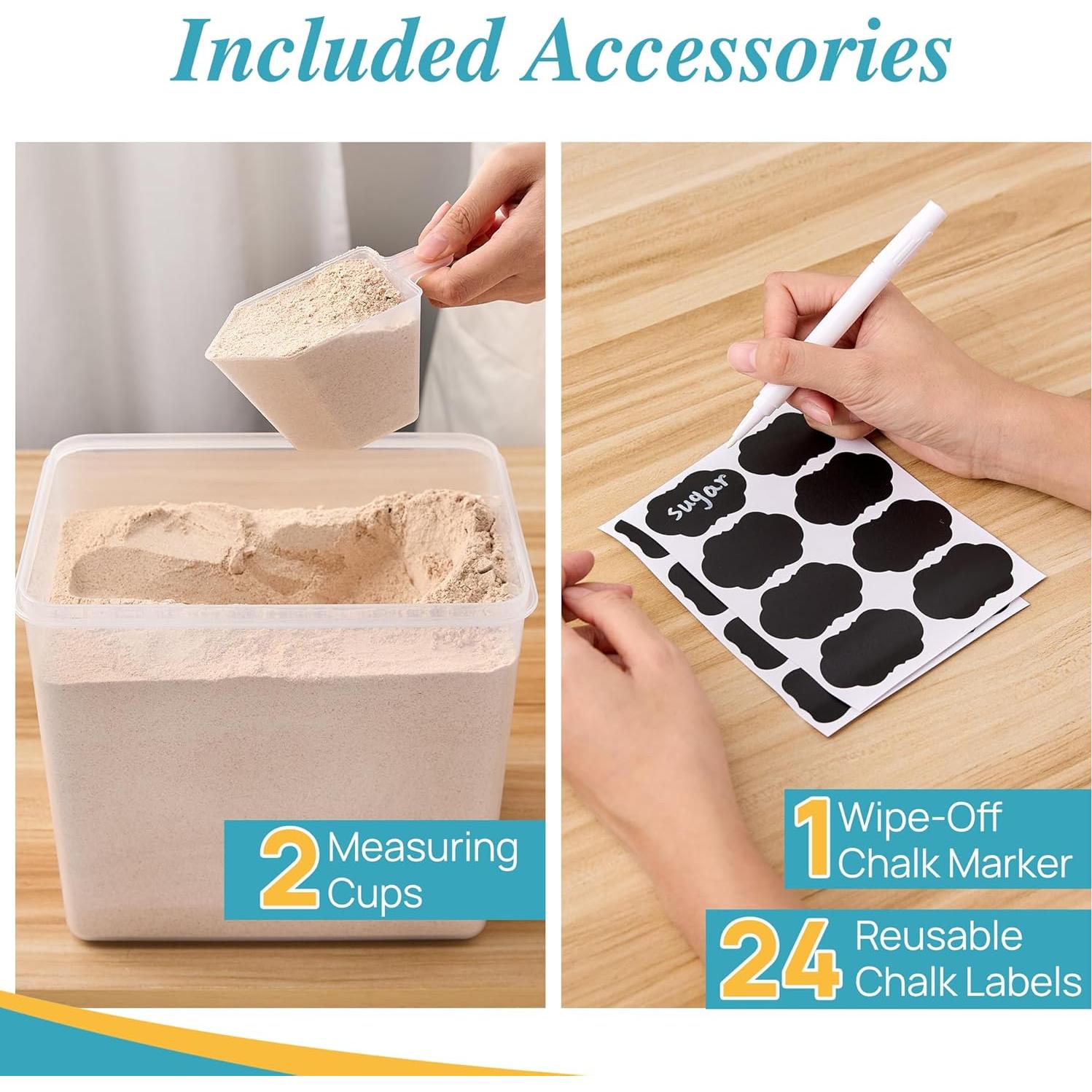 Contenedores de Almacenamiento Vtopmart 8.5L 2 Pack Herméticos