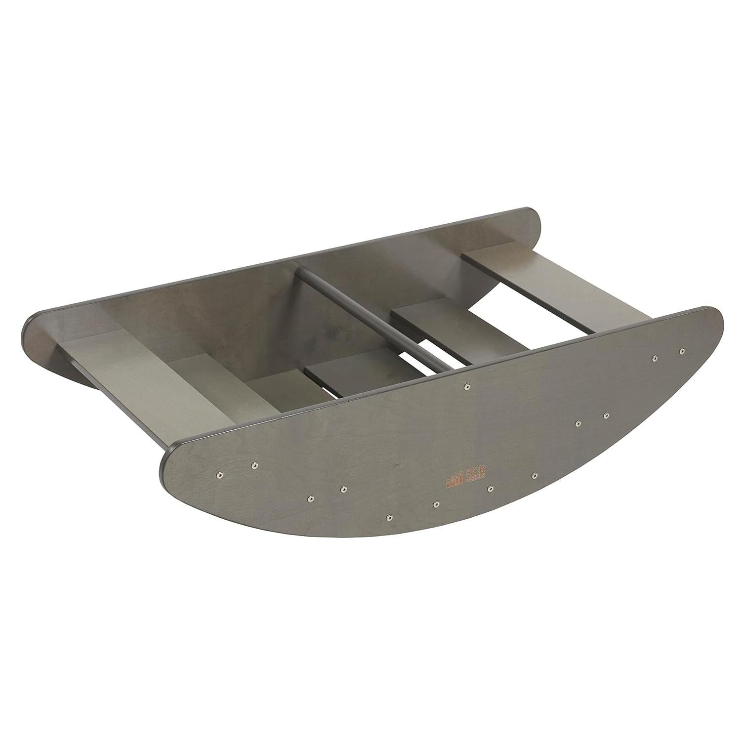ECR4Kids Barco Mecedor y Escaleras Lavado Gris 116.8x60 cm
