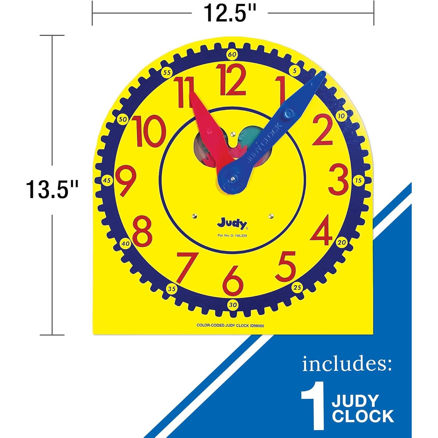 Reloj de Enseñanza Judy Carson Dellosa 34 cm para Niños