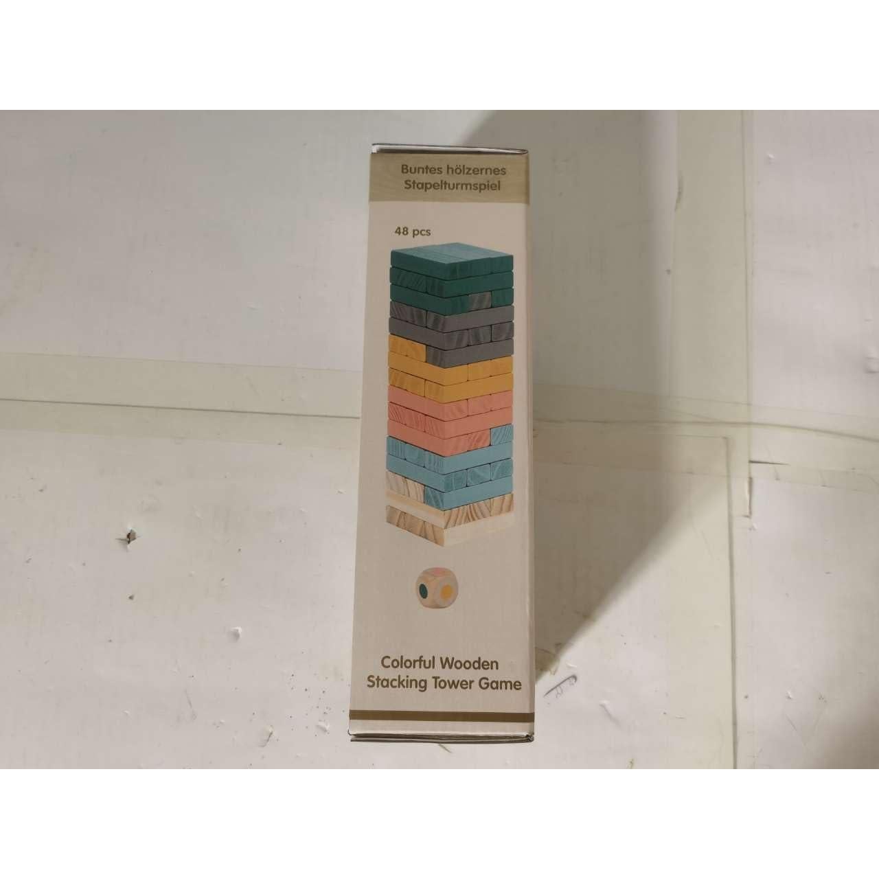 Juego de Bloques Apilables de Madera 48PCS Woodenfun