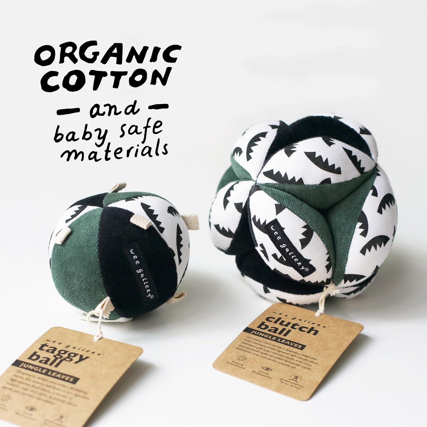 Pelota Sensorial Taggy Wee Gallery Algodón Orgánico 10 cm