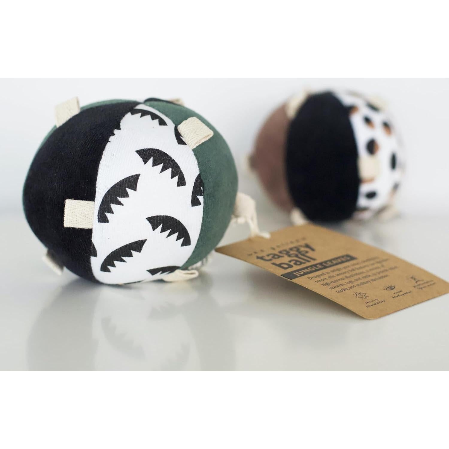 Pelota Sensorial Taggy Wee Gallery Algodón Orgánico 10 cm