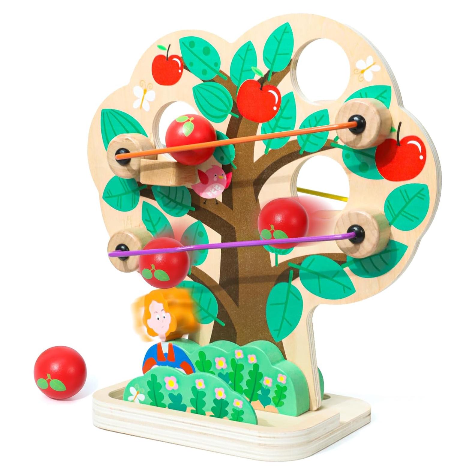 Juguete de Caída de Pelotas Montessori LZDMY para Niños 1-3 Años