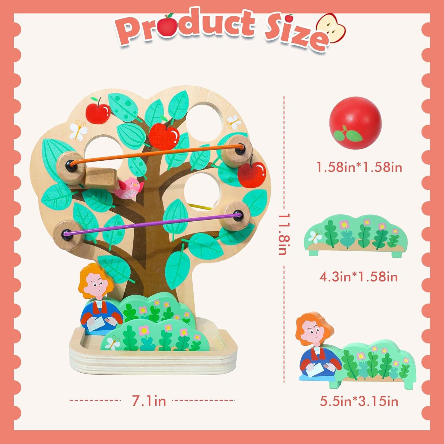 Juguete de Caída de Pelotas Montessori LZDMY para Niños 1-3 Años