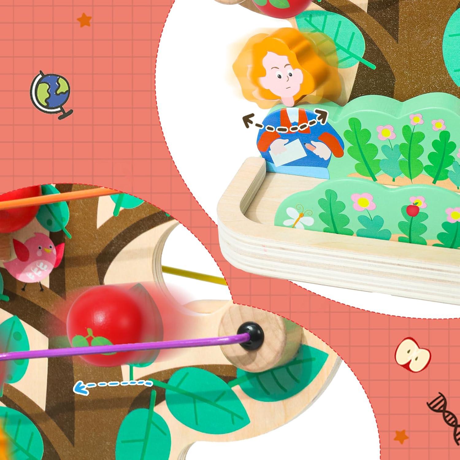 Juguete de Caída de Pelotas Montessori LZDMY para Niños 1-3 Años