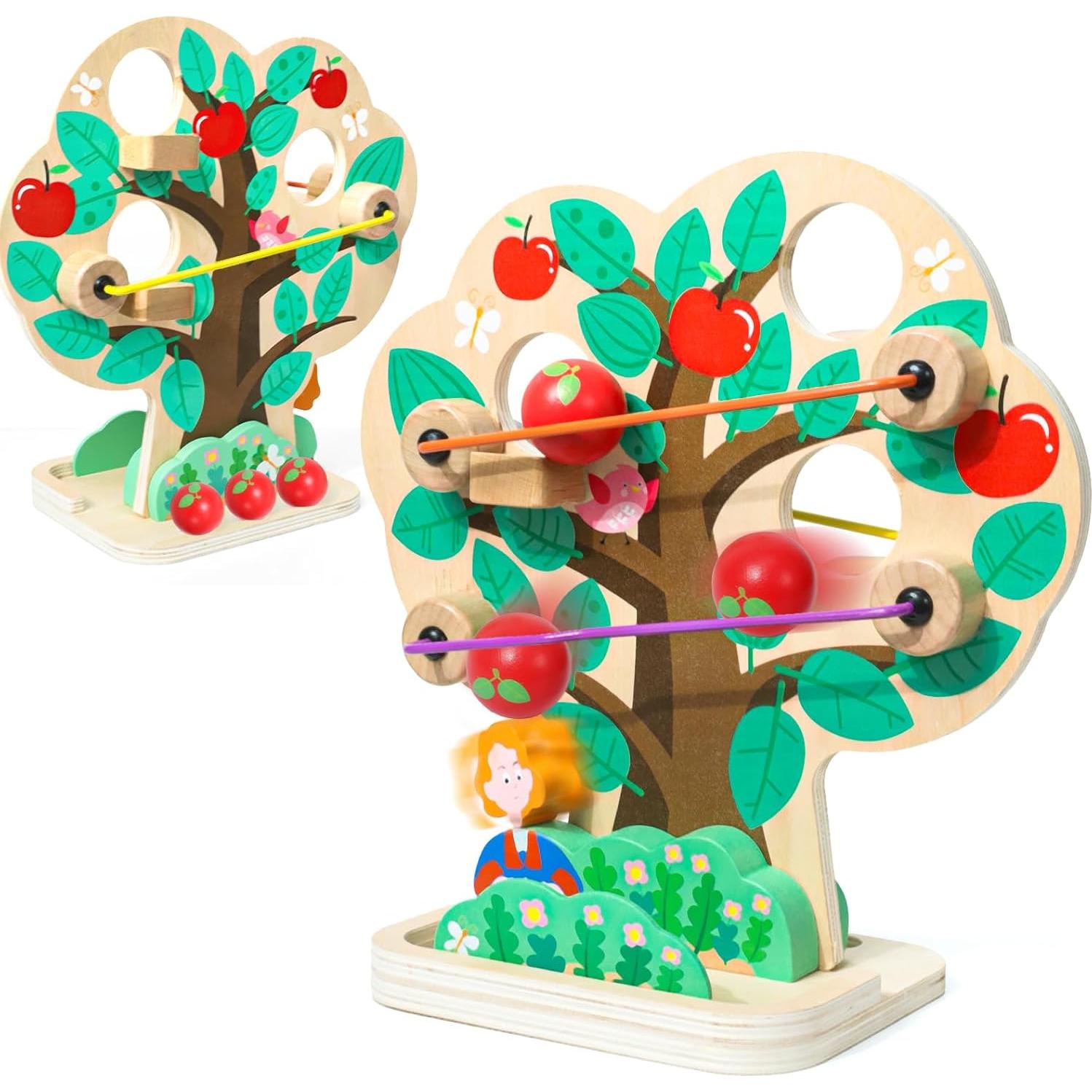 Juguete de Caída de Pelotas Montessori LZDMY para Niños 1-3 Años