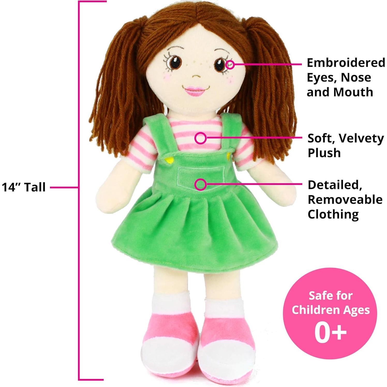 Muñeca de Trapo Suave 35.56 cm Playtime by Eimmie - Set de 3