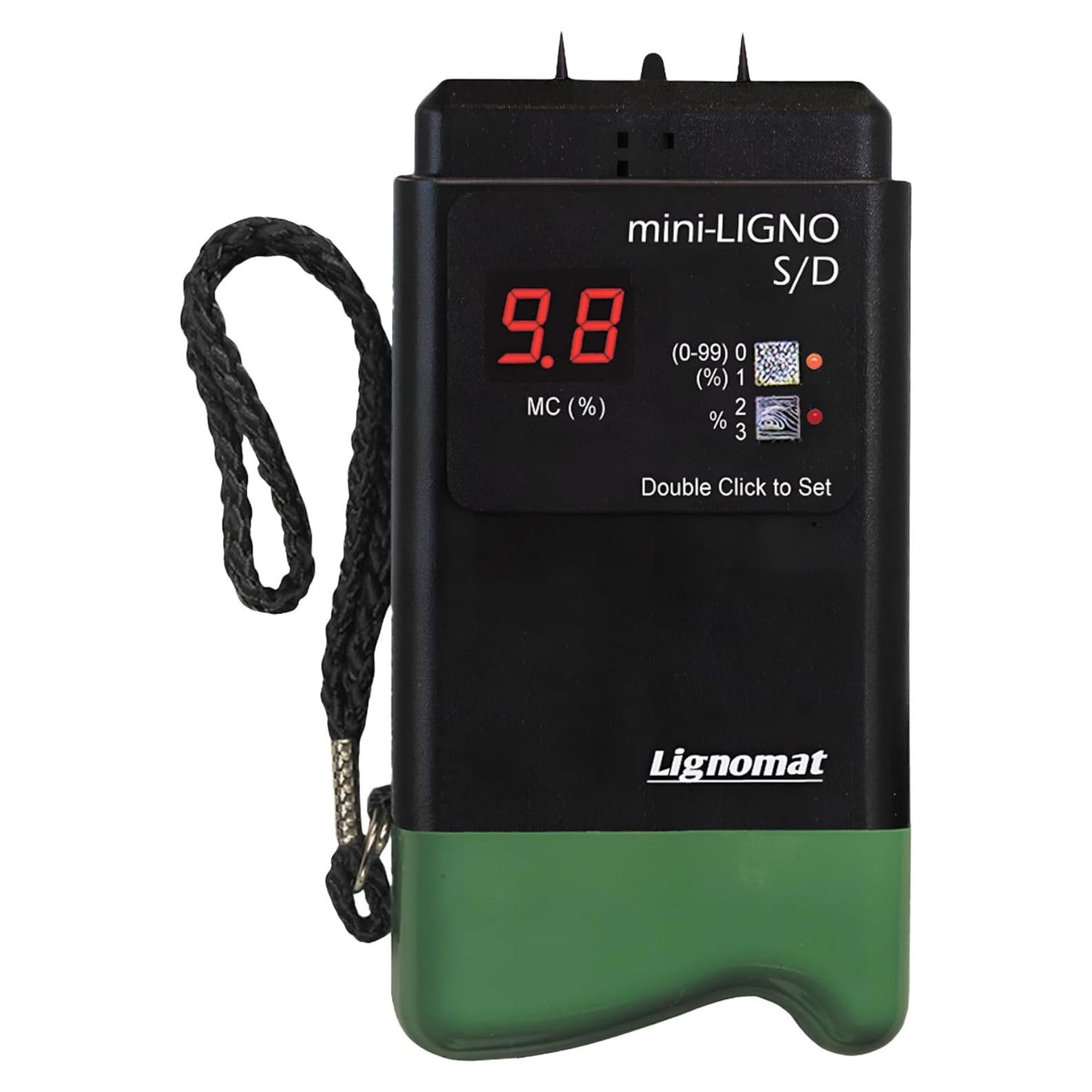 Medidor de Humedad Lignomat Mini-Ligno S/D Negro 136g