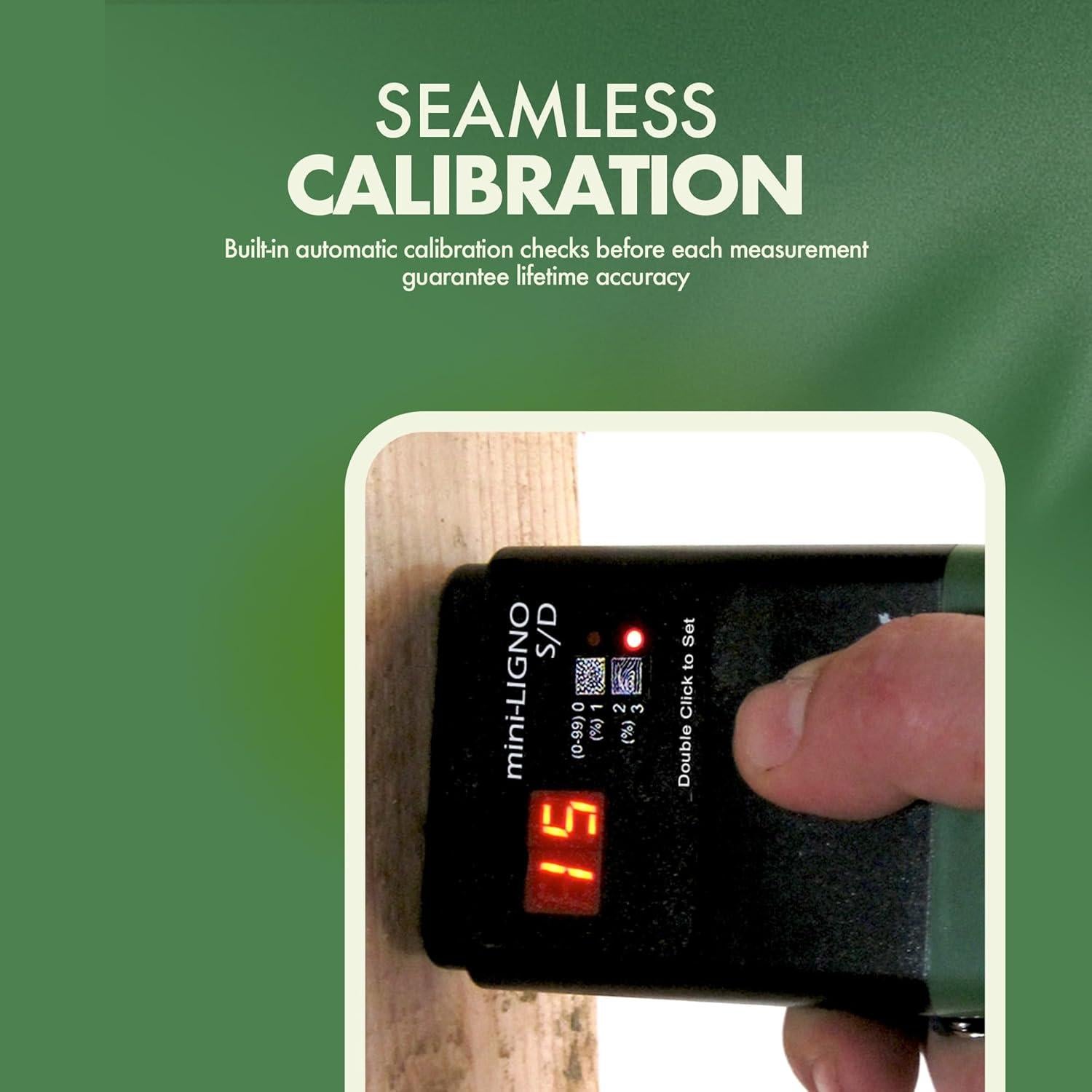 Medidor de Humedad Lignomat Mini-Ligno S/D Negro 136g