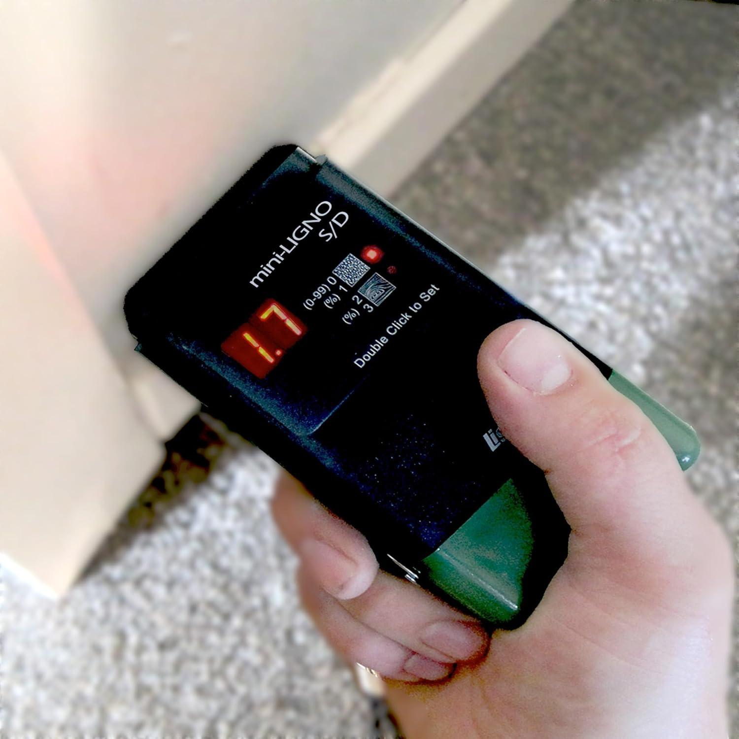 Medidor de Humedad Lignomat Mini-Ligno S/D Negro 136g