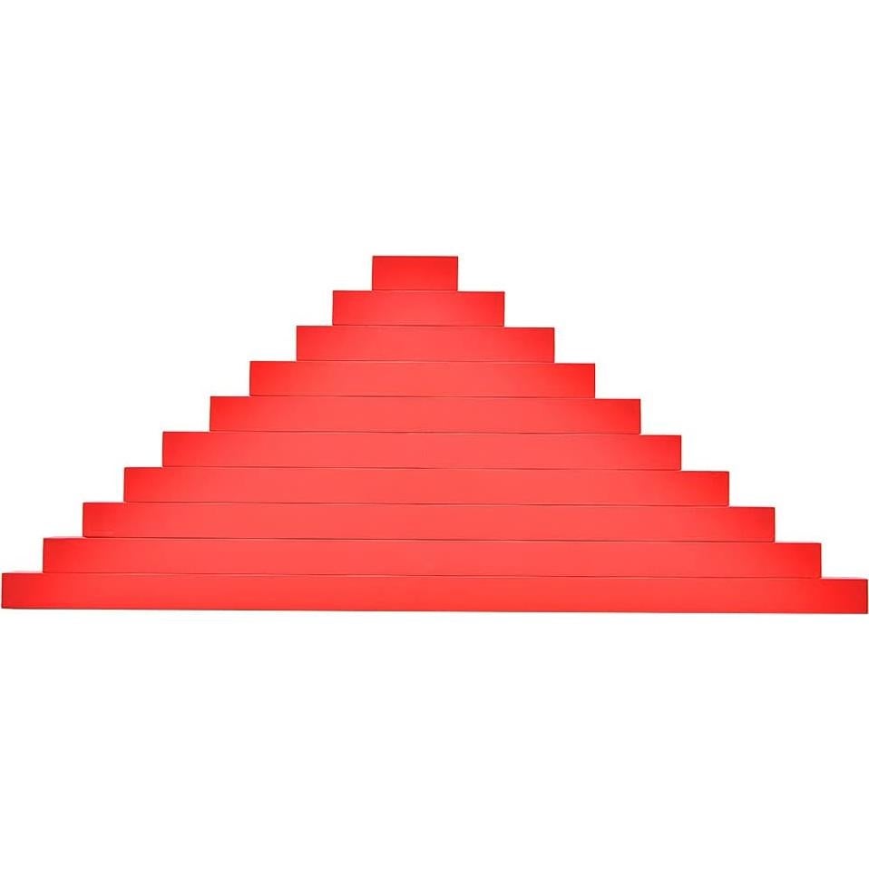 Varas Rojas Largas Montessori Kghios - Juguetes Educativos 5-50 cm