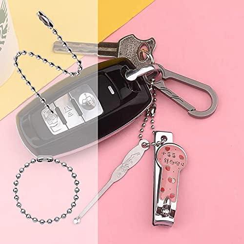 150 Cadenas de Perlas de Acero Inoxidable 10 cm Wayilea