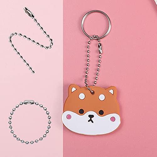 150 Cadenas de Perlas de Acero Inoxidable 10 cm Wayilea