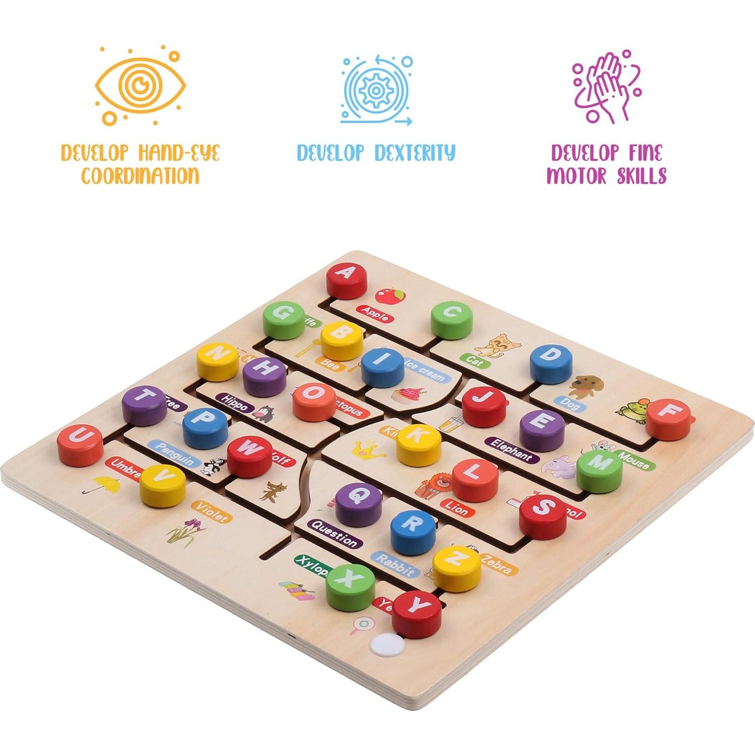 Rompecabezas de Alfabeto de Madera Boxiki Kids 30.8x48.7 cm