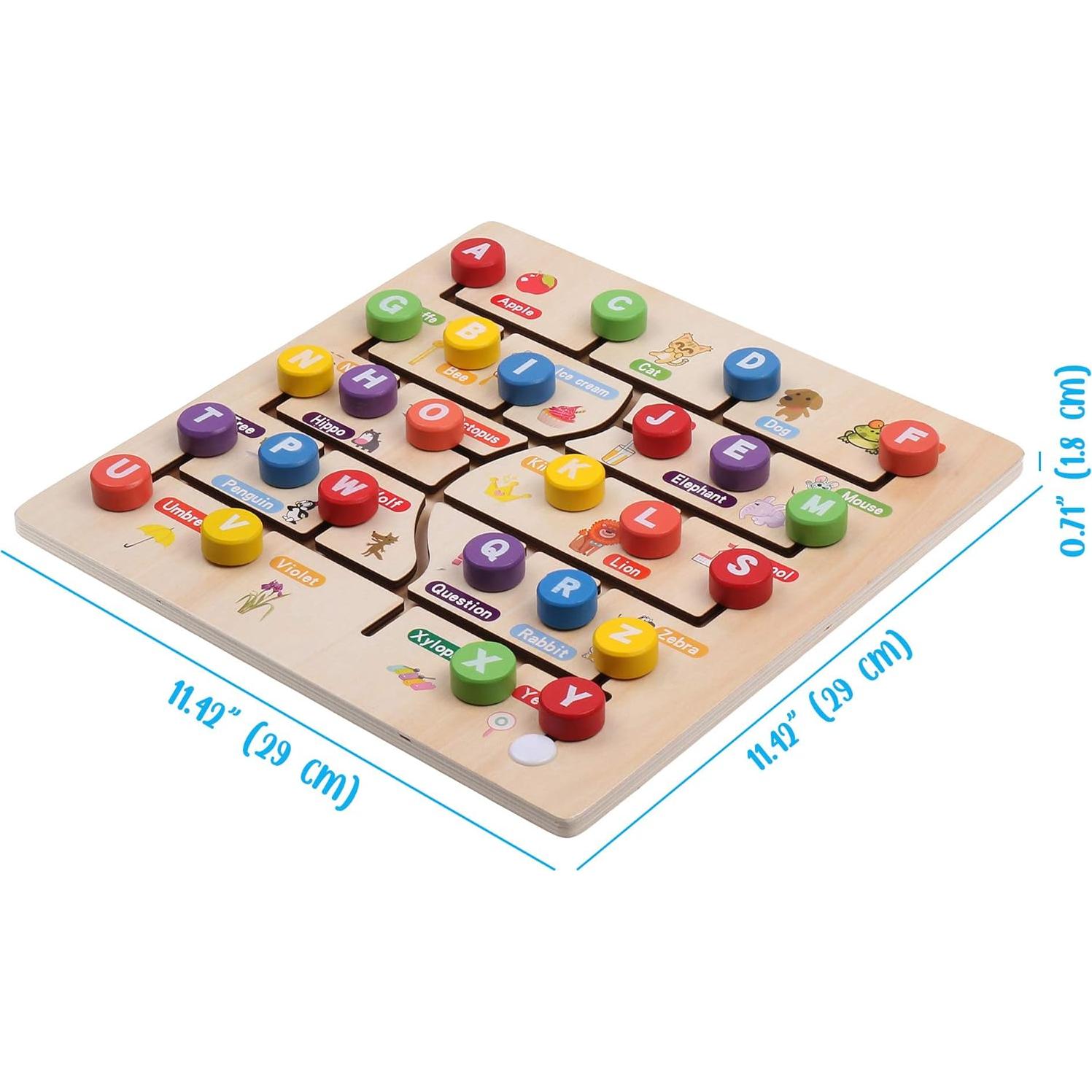 Rompecabezas de Alfabeto de Madera Boxiki Kids 30.8x48.7 cm