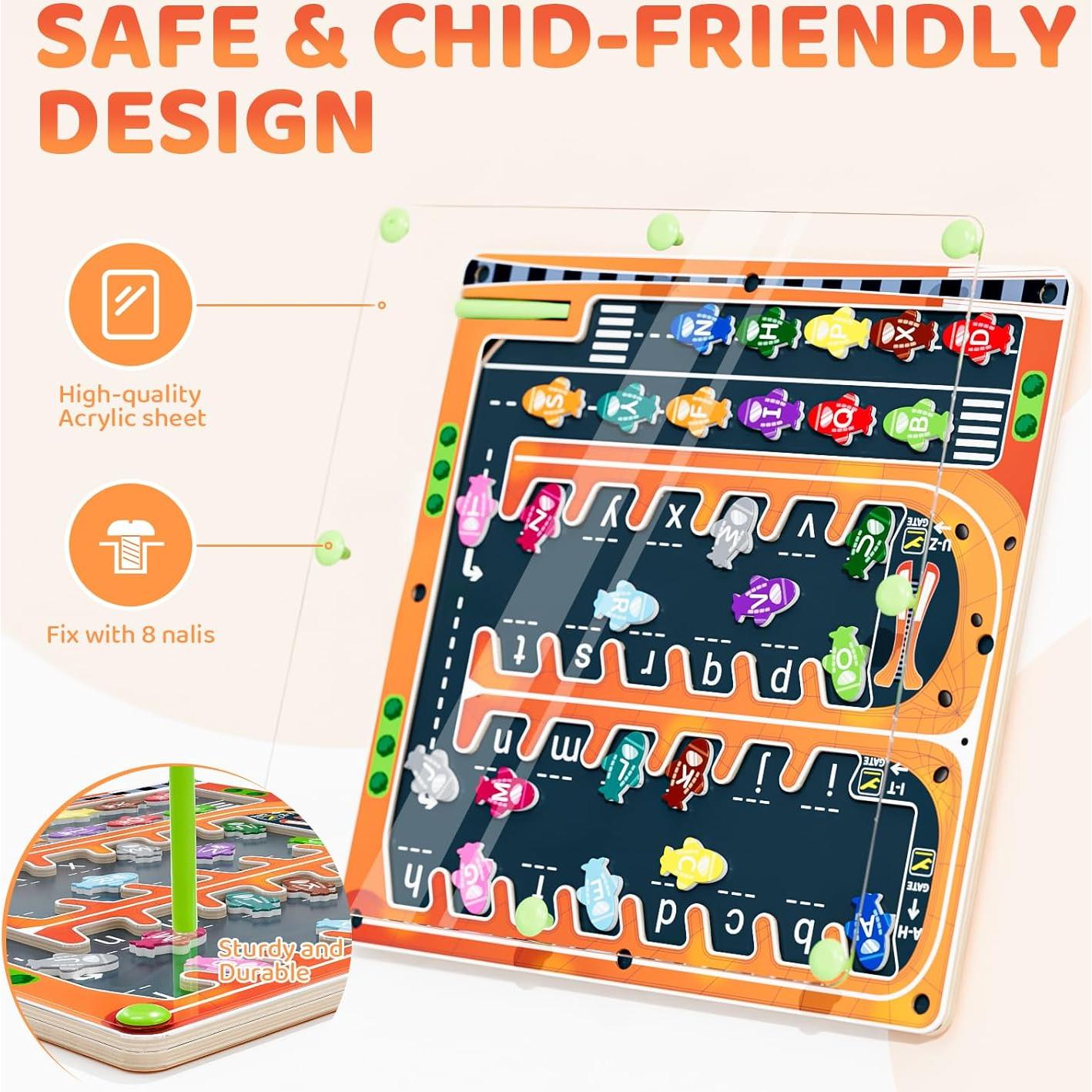 Rompecabezas de Letras Magnéticas Tmgooyier 29.5cm Educativo