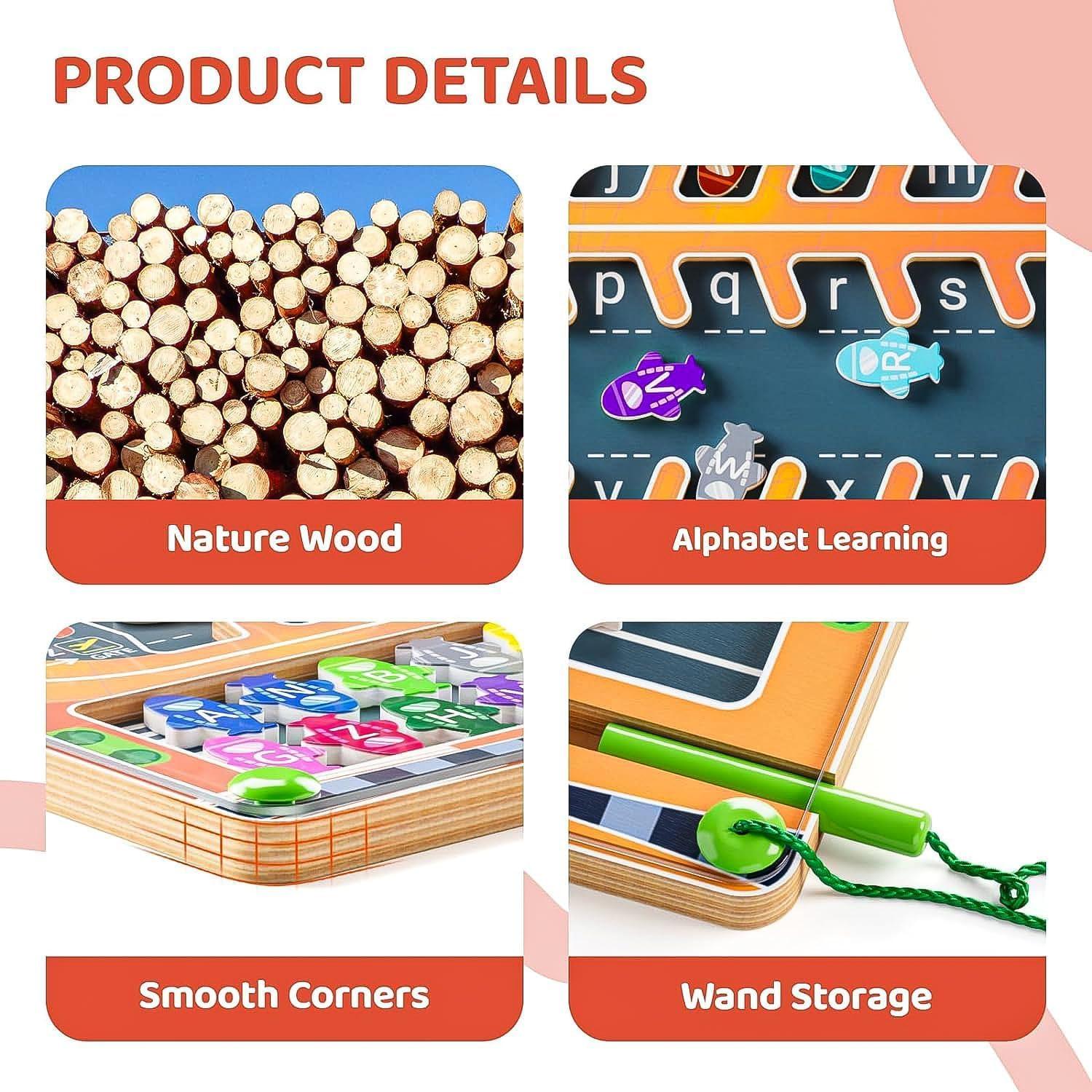 Rompecabezas de Letras Magnéticas Tmgooyier 29.5cm Educativo