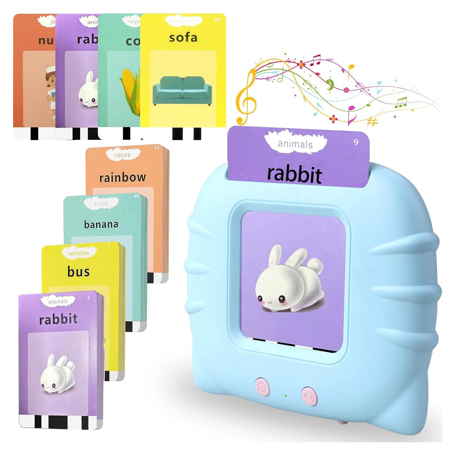 Tarjetas de Flash Educativas Fibevon 224 Palabras para Niños