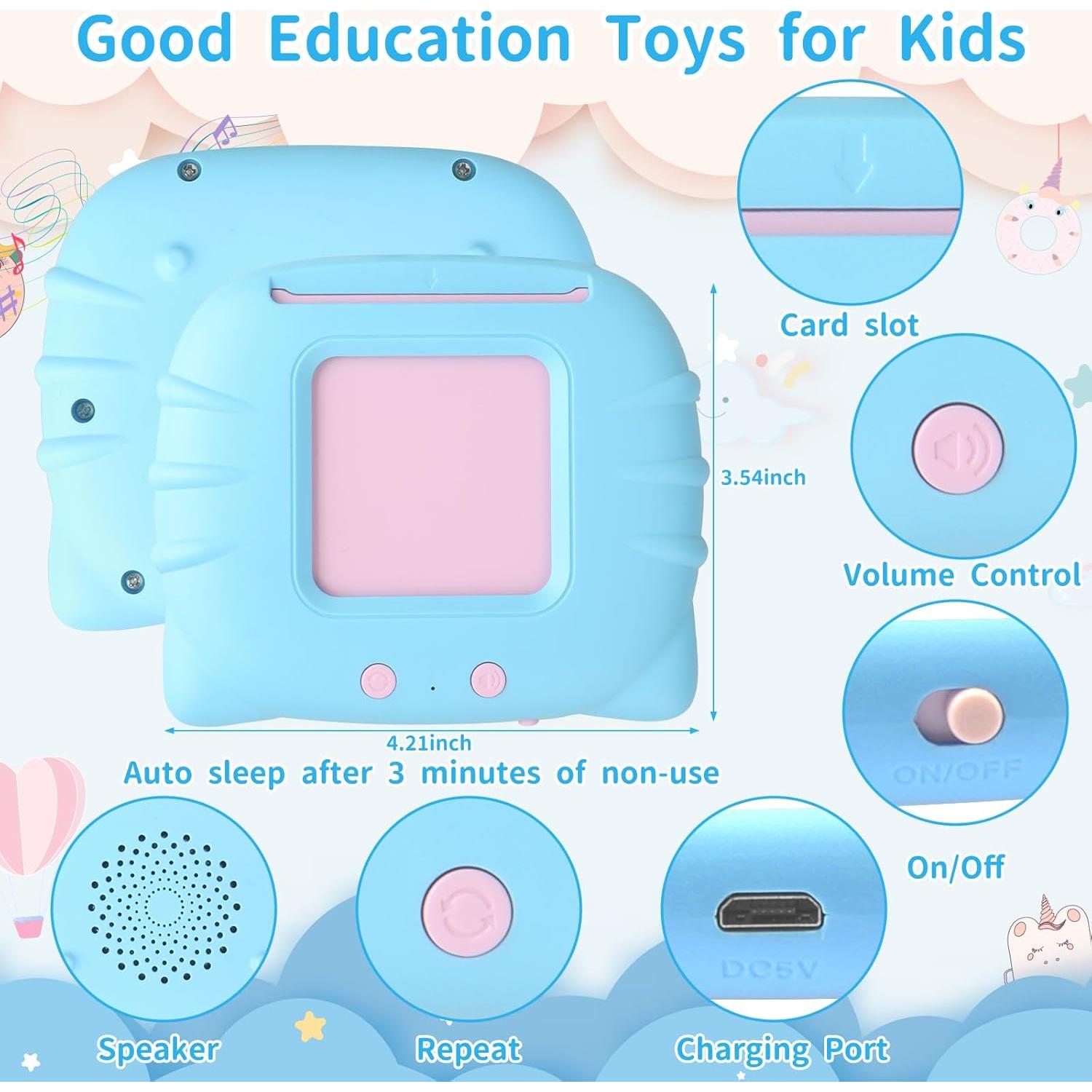 Tarjetas de Flash Educativas Fibevon 224 Palabras para Niños