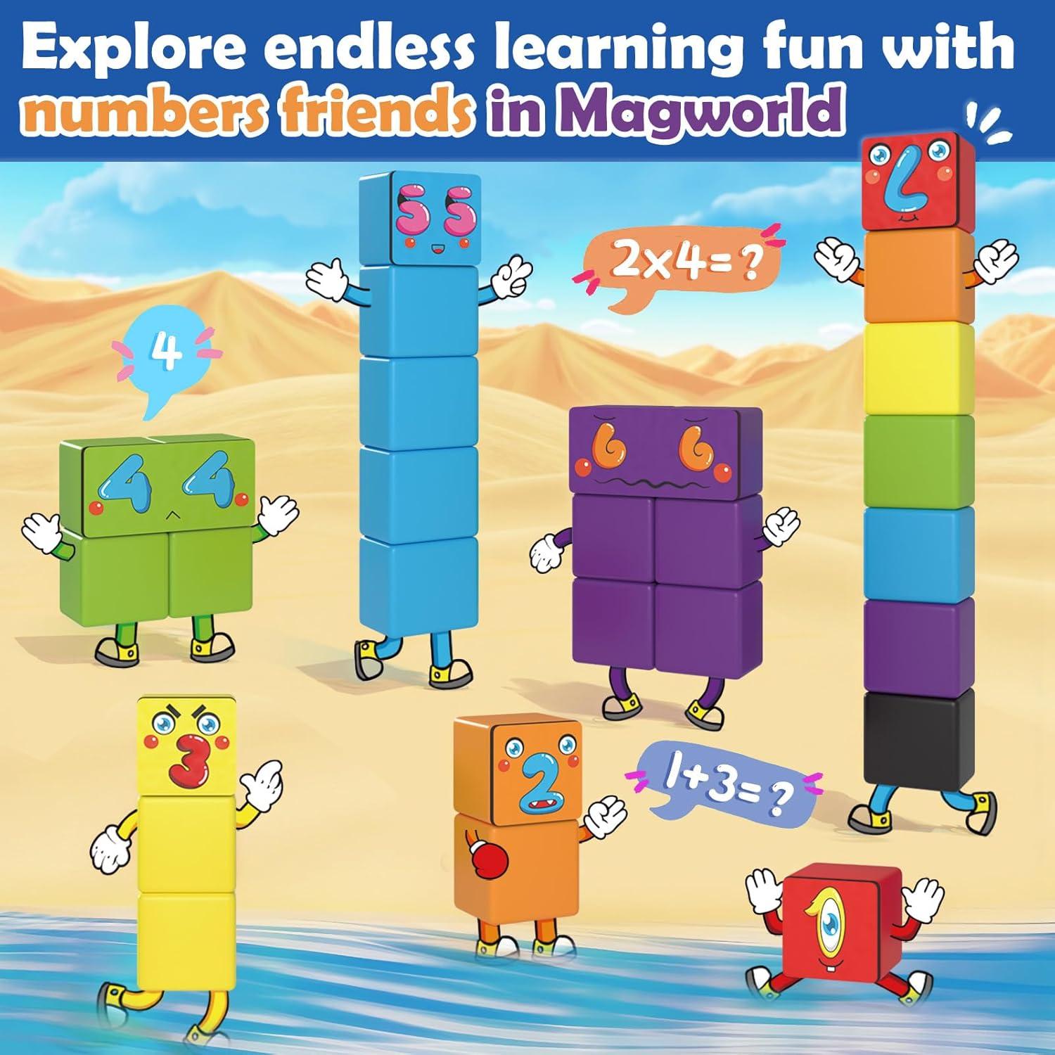 Bloques Magnéticos Toylogy Edición Mundial 48 Piezas