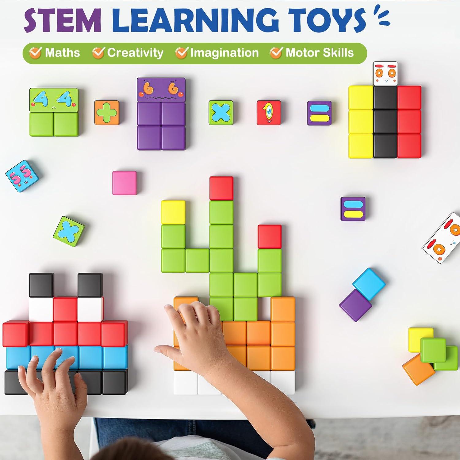 Bloques Magnéticos Toylogy Edición Mundial 48 Piezas