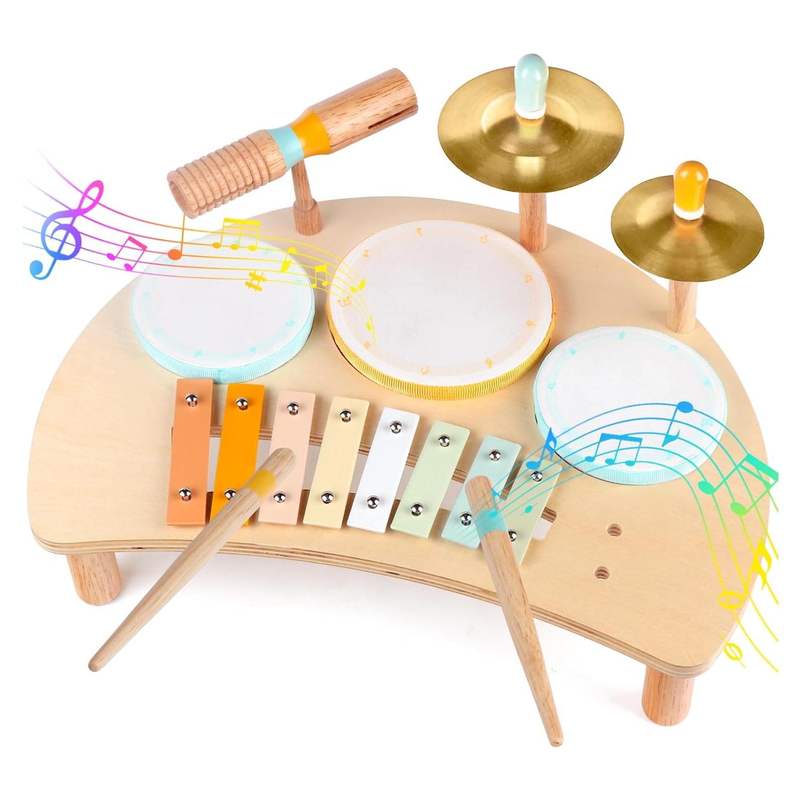 Juego de Batería Montessori Rmischolar para Niños 1-3 Años