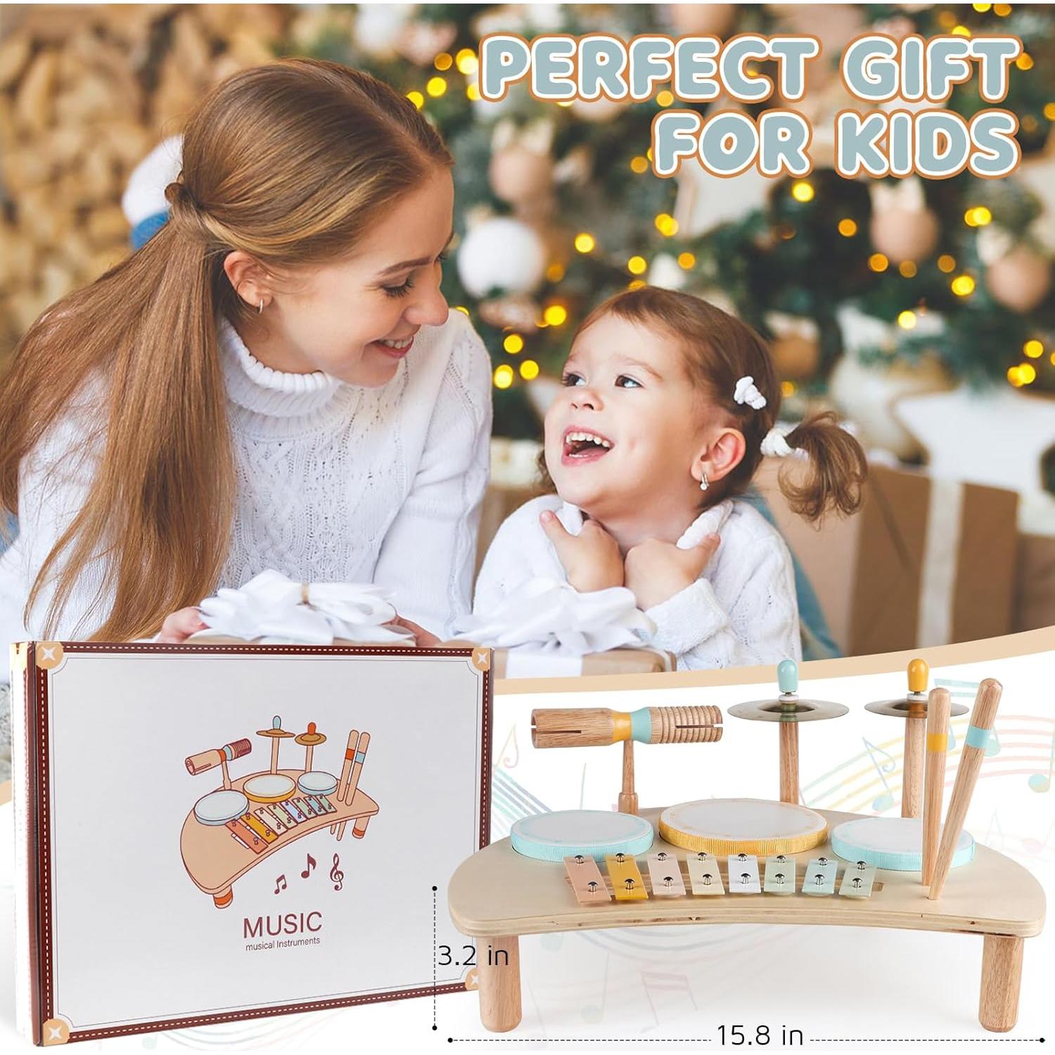 Juego de Batería Montessori Rmischolar para Niños 1-3 Años