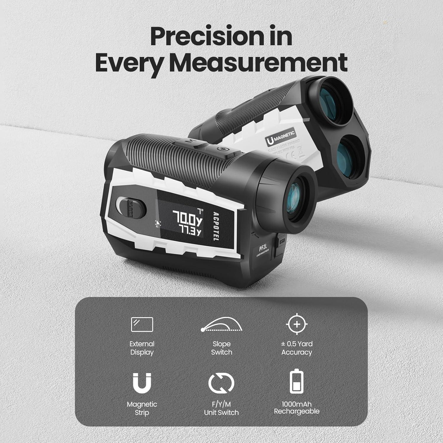 Buscador de Rango de Golf Acpotel PF2L Pro con Pantalla