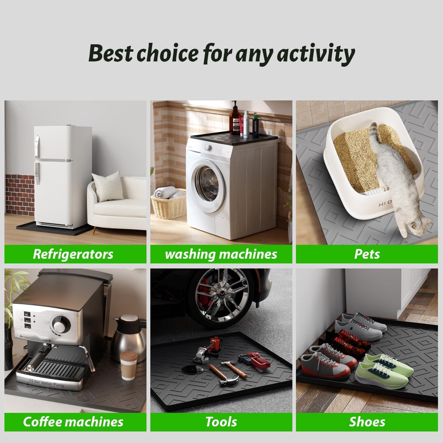 Alfombrilla de Silicona EWX 50x50cm Antideslizante para Electrodomésticos