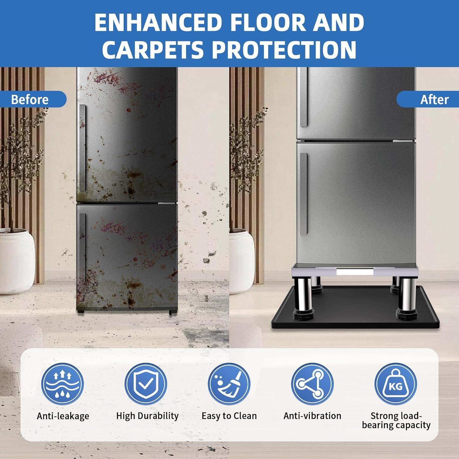 Soporte Ajustable para Mini Nevera Flamiracle 60x60cm con Alfombrilla