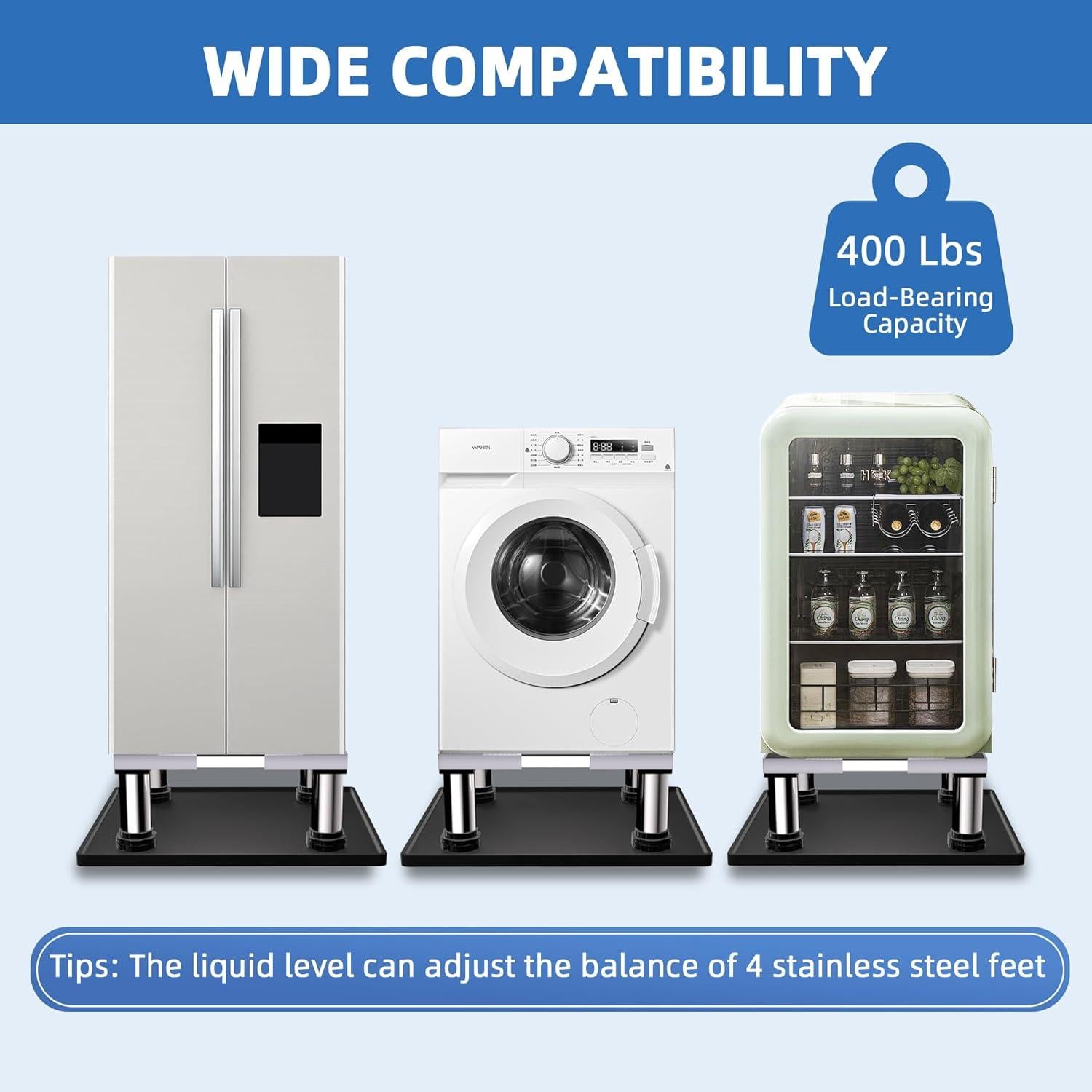 Soporte Ajustable para Mini Nevera Flamiracle 60x60cm con Alfombrilla