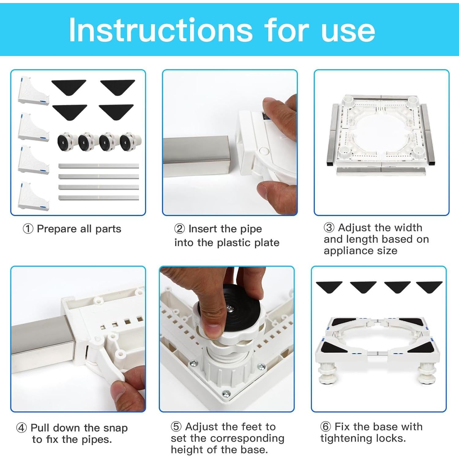 Soporte Ajustable Nefish para Mini Nevera y Electrodomésticos