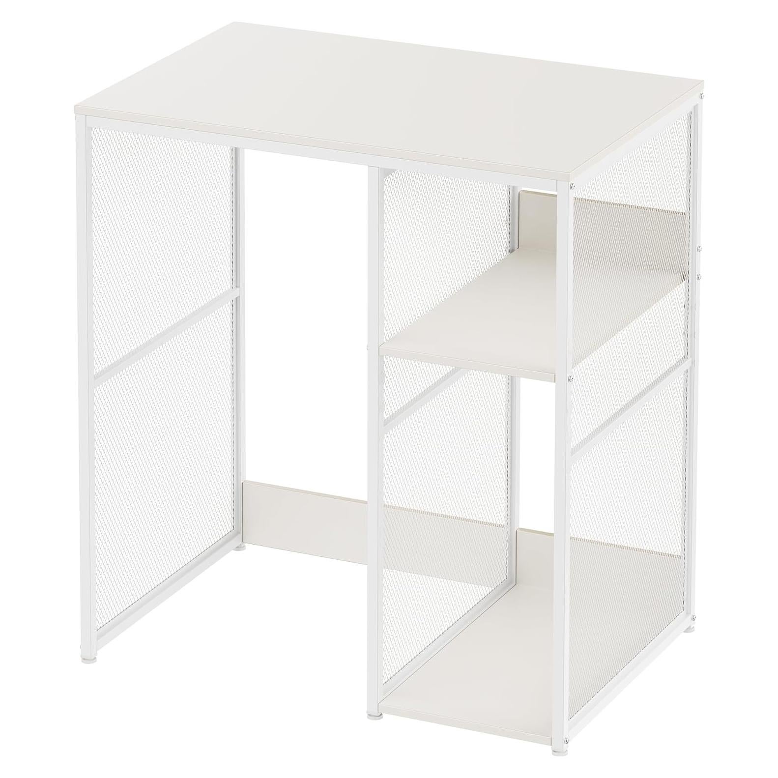 Gabinete de Café KirKical Blanco con Soporte para Mini Nevera