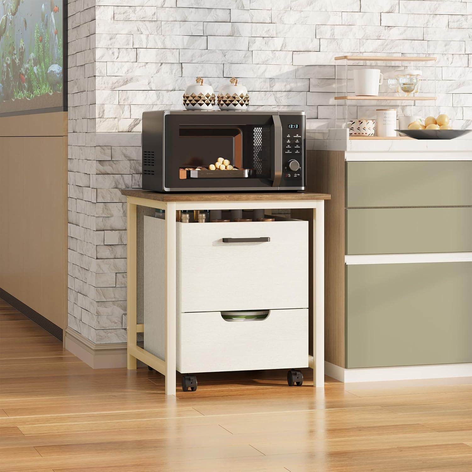 Soporte para Mini Nevera Rresyet FS02 con Gabinete Móvil 2 en 1